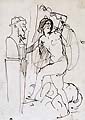 CHERUBINO CORNIENTI, A Bacchante, pen